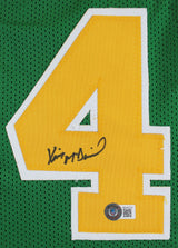 Xavier McDaniel Authentic Signed Green Pro Style Jersey BAS Witnessed