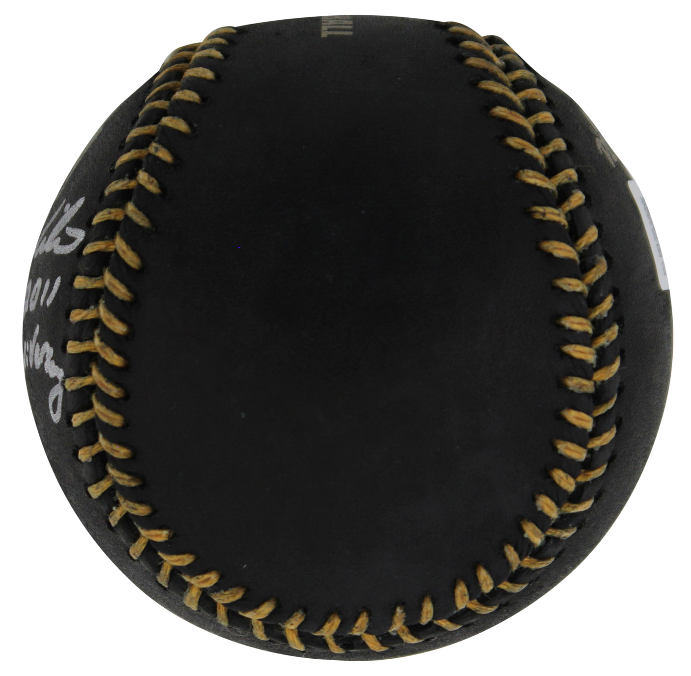 Mets Mookie Wilson 10/25/2011 Silver Anniversary Authentic Signed Black Oml Baseball Autographed BAS #BN06126