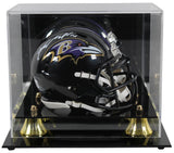 Ravens Kyle Hamilton Signed Speed Mini Helmet w/ White Sig & Case BAS Witness