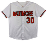 Gregg Olson "89 AL ROY" Authentic Signed White Pro Style Jersey BAS Witnessed