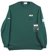 John Daly Signed Match Worn Dark Green Johnstons of Elgin Cashmere Sweater BAS
