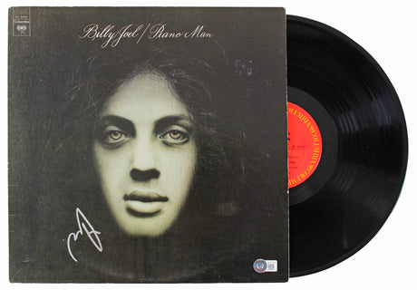 Billy Joel Authentic Signed Piano Man Album Cover W/ Vinyl BAS #AD77143