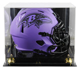 Ravens Ed Reed Signed Rave Full Size Speed Rep Helmet W/ Case BAS Witnessed