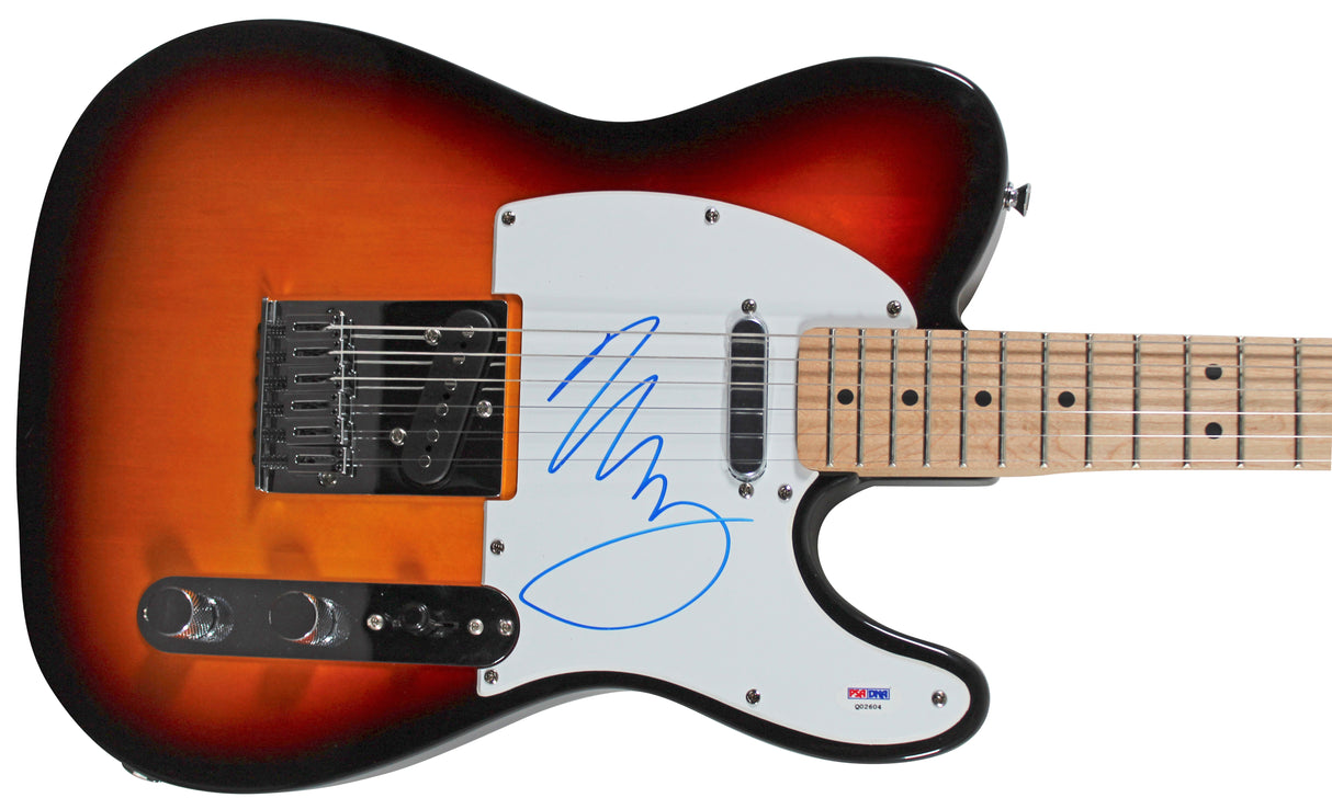 Neil Young Authentic Signed Fender Squier Telecaster Electric Guitar PSA #Q02604