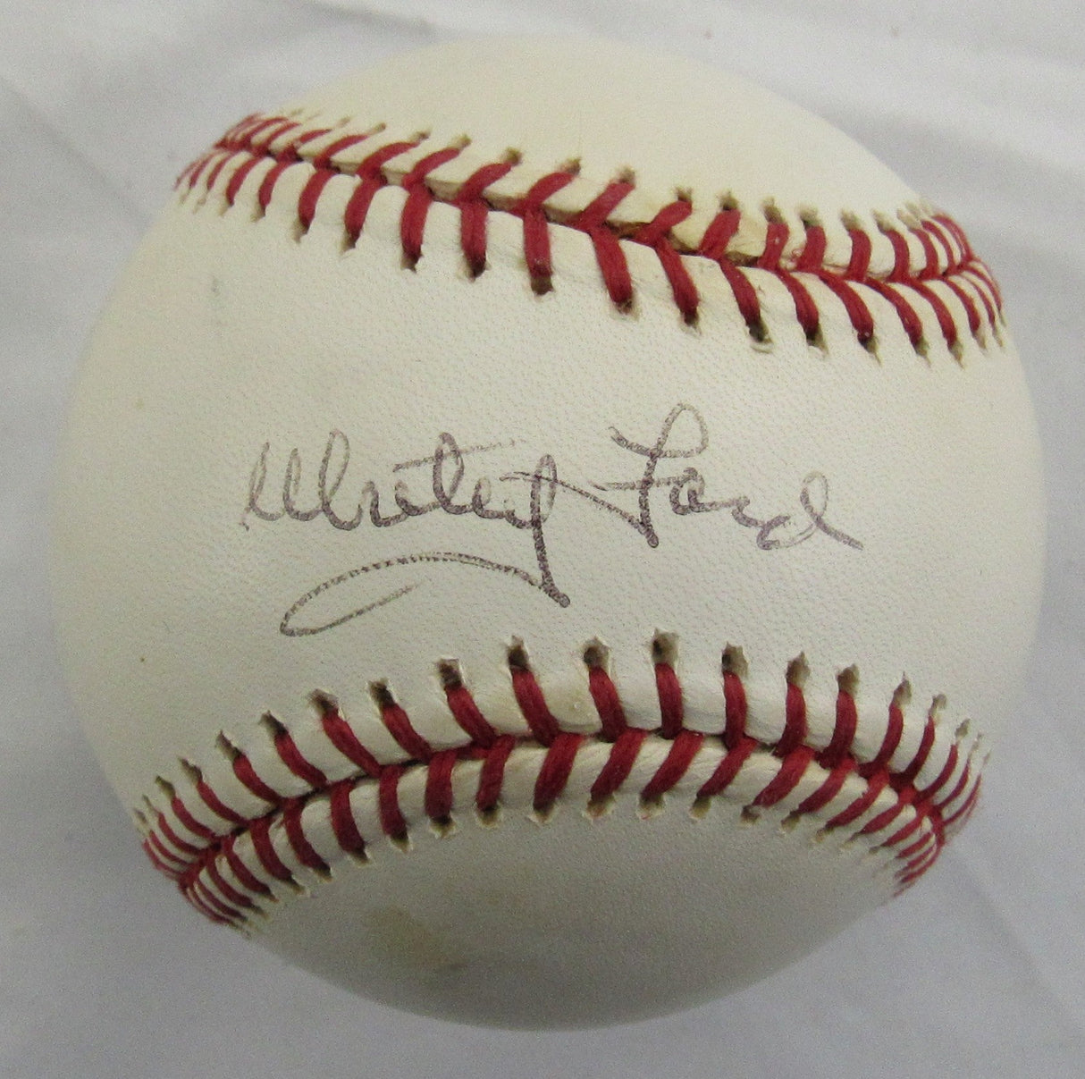 Whitey Ford Signed Rawlings Baseball JSA CL29206
