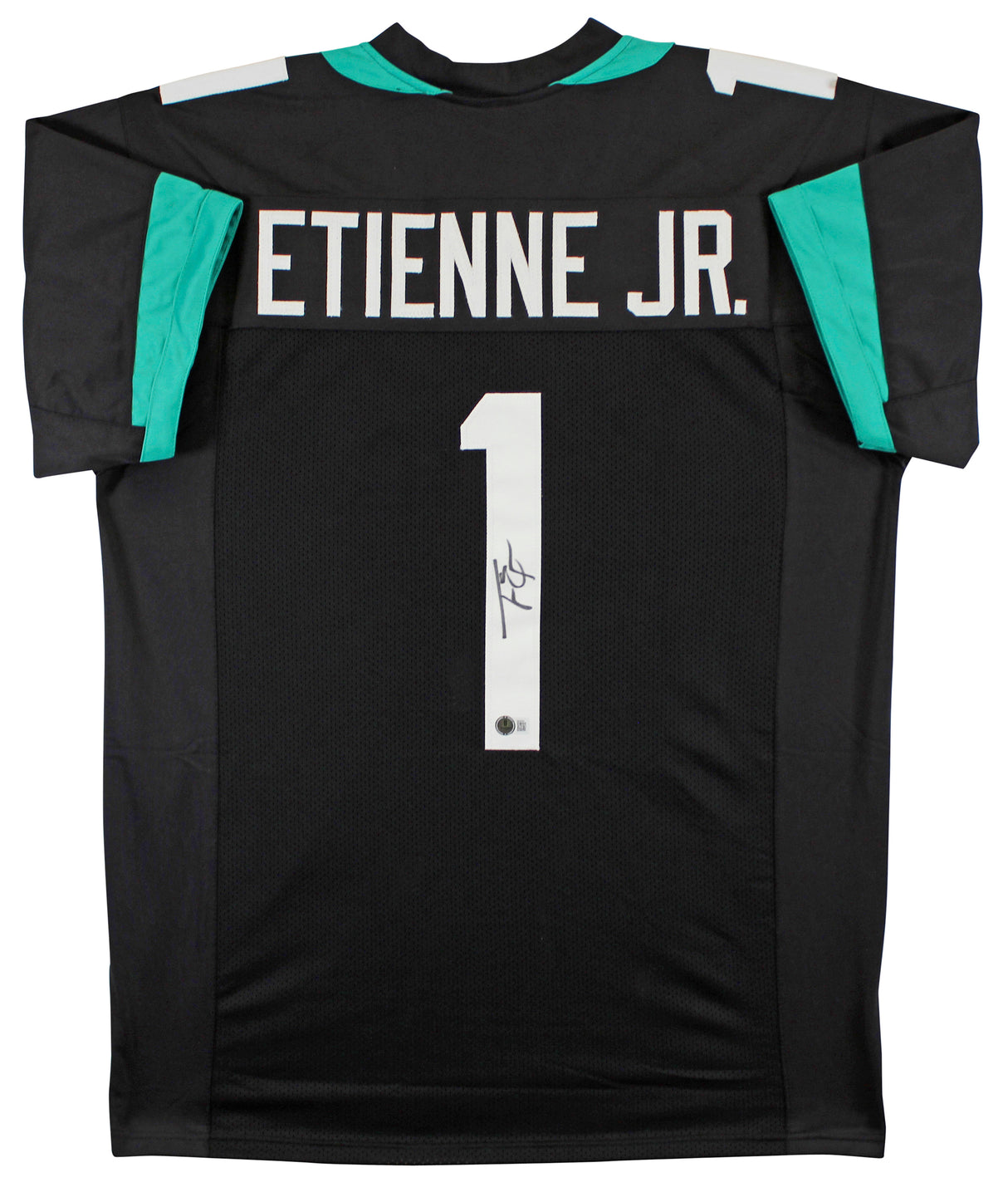 Travis Etienne Authentic Signed Black Pro Style Jersey Autographed BAS