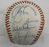 1996 World Series Yankees Derek Jeter +More Signed Auto Rawlings Baseball JSA LOA ZZ35548