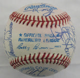 1996 World Series Yankees Derek Jeter +More Signed Auto Rawlings Baseball JSA LOA ZZ35548