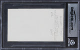 Nicholas Pileggi Goodfellas Authentic Signed 3x5 Index Card BAS Slabbed