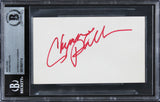 Chynna Phillips Bridesmaids Authentic Signed 3x5 Index Card BAS Slabbed 3