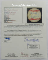 Ken Griffey Jr Ken Griffey Sr Signed Auto Rawlings Baseball JSA LOA ZZ23037