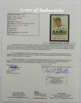 Mickey Mantle Signed Auto 4x6 Card JSA LOA ZZ10851