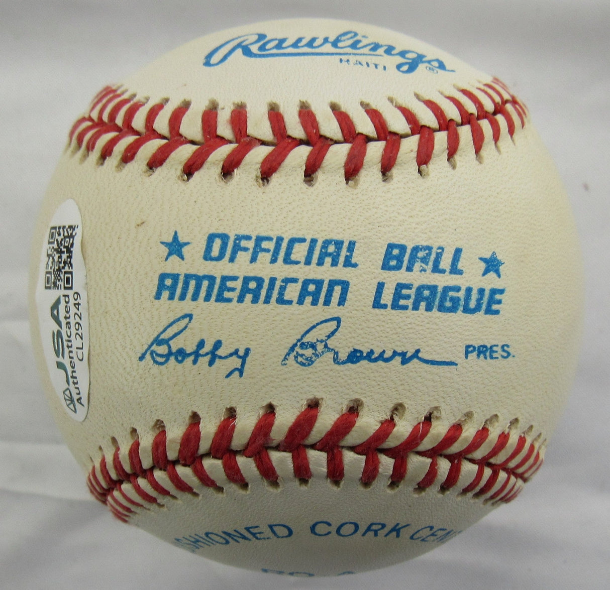 Whitey Ford Signed Rawlings Baseball JSA CL29249