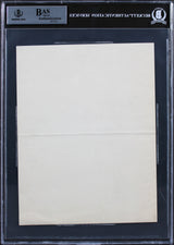 Woodrow Wilson Signed 7x8.75 1914 Letter On White House Letterhead BAS Slab