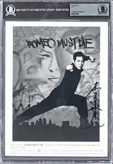 Jet Li Romeo Must Die Authentic Signed 8x10 Photo Autographed BAS Slabbed