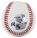 Rangers Corey Seager Authentic Signed Robert Manfred Oml Baseball Fanatics COA