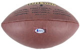 Steelers Hines Ward Signed Wilson Super Grip Football W/ Case BAS Witnessed
