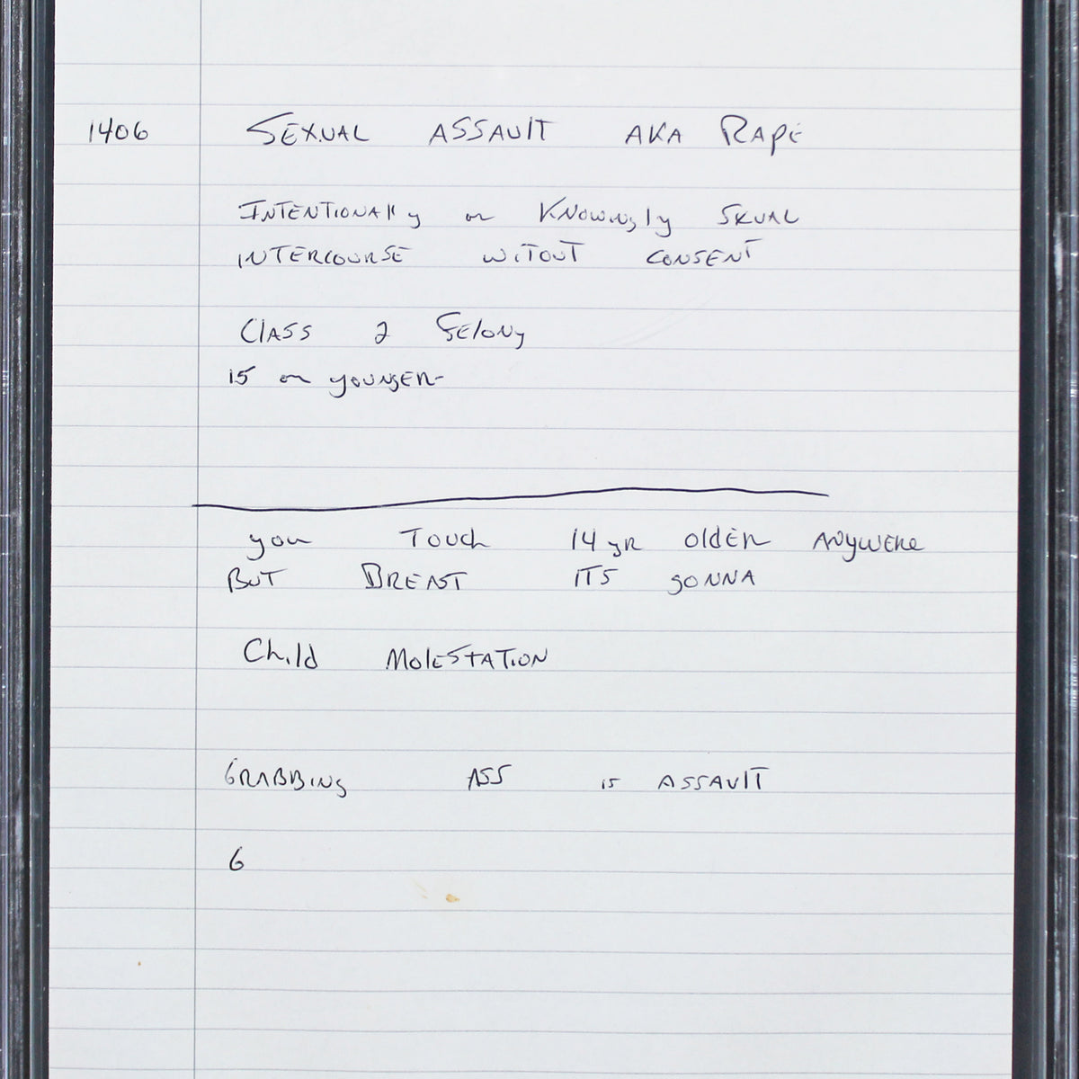 Lakers Shaquille O'Neal 8x10 Training Notes Handwriting Sample BAS Sla ...