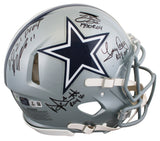 Cowboys Smith, Dorsett, Parsons & Prescott Signed F/S Speed Proline Helmet BAS 2