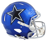 Cowboys Dak Prescott Signed Flash Full Size Speed Proline Helmet BAS Witnessed