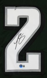 LeSean McCoy Authentic Signed Green Pro Style Jersey BAS Witnessed