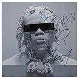 Gunna "Pushin P" Authentic Signed DS4Ever Album Cover W/ Vinyl BAS #BN06562