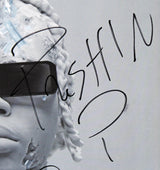 Gunna "Pushin P" Authentic Signed DS4Ever Album Cover W/ Vinyl BAS #BN06562