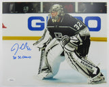 Jonathan Quick Auto Autograph Kings 11x14 Photo w/ SC Insc JSA WB541292