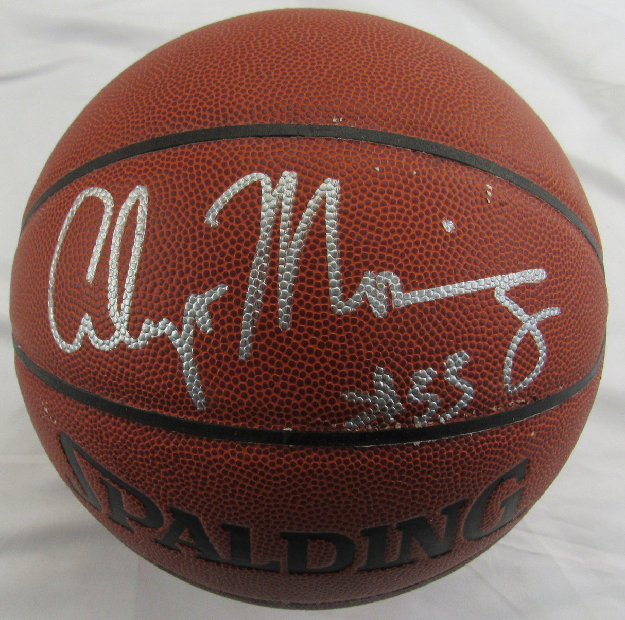 Alonzo Mourning Signed Auto Spalding Basketball JSA CL29250