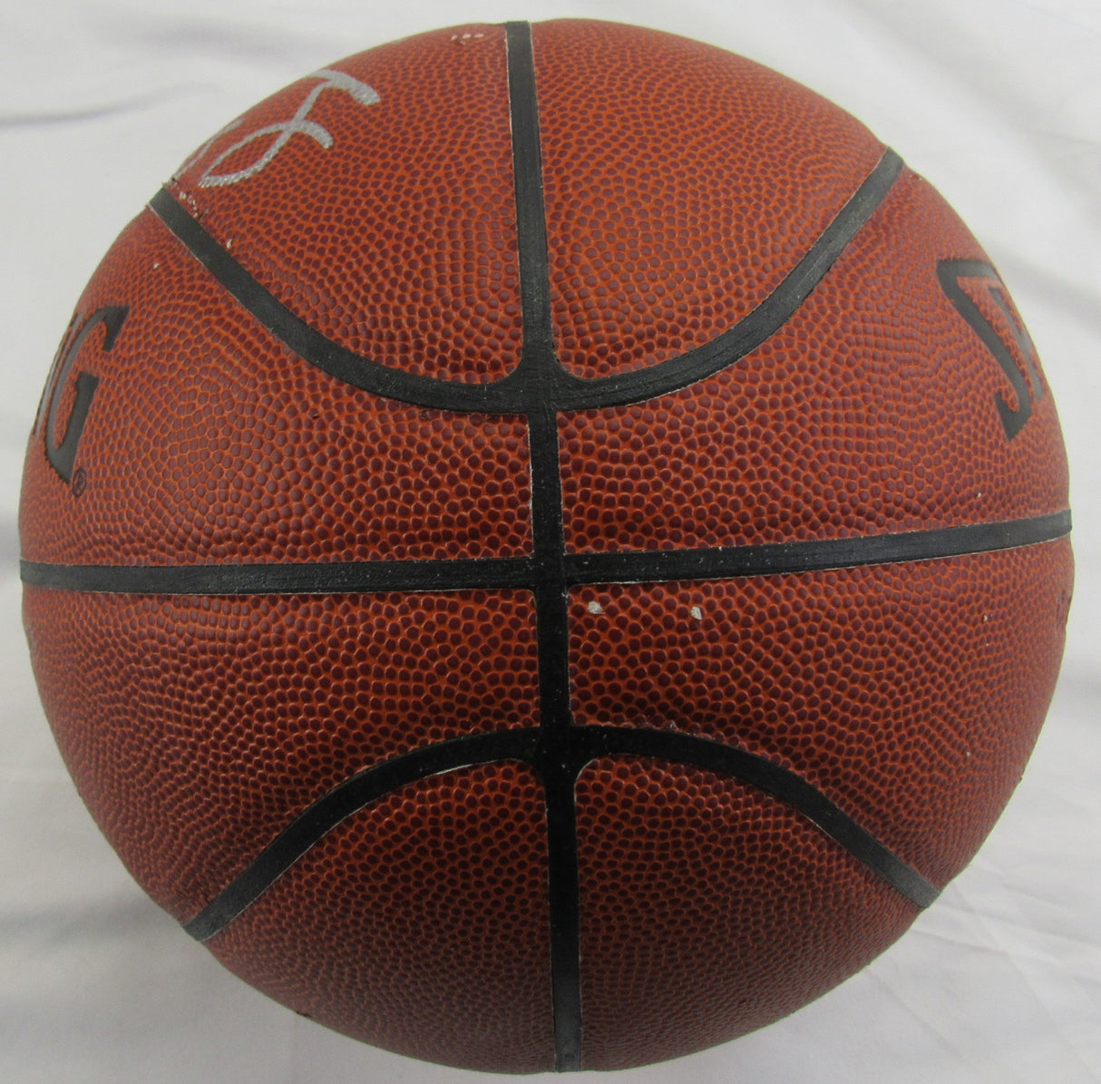 Alonzo Mourning Signed Auto Spalding Basketball JSA CL29250