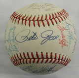 1987 Cincinnati Reds Team Signed Auto Rawlings Baseball B151
