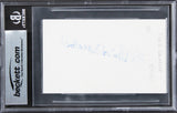 Frank Darabont The Shawshank Redemption Signed 3x5 Index Card BAS Slabbed