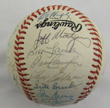 1987 Cincinnati Reds Team Signed Auto Rawlings Baseball B151