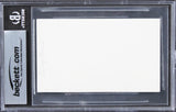 George Burns Oh God! Authentic Signed 3x5 Index Card Autographed BAS Slabbed