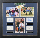 Married With Children (4) O'Neill, Sagal +2 Signed Framed Display BAS #AD04877