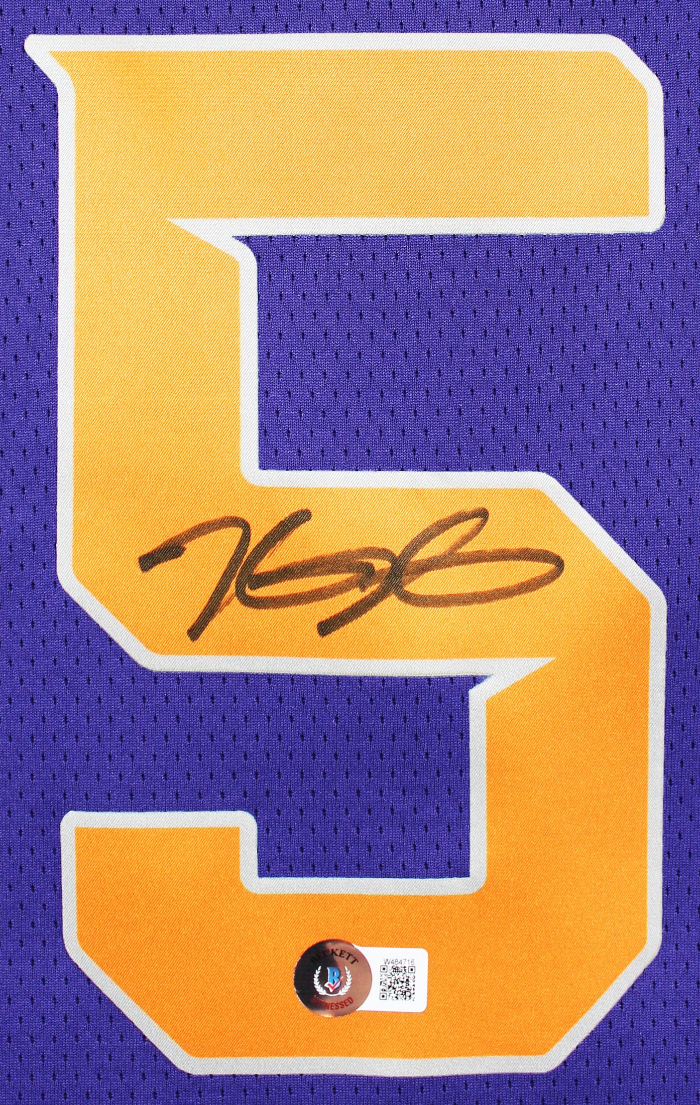Suns Kevin Durant Authentic Signed Purple Nike Icon Edition Jersey BAS Witnessed
