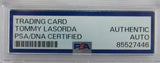 Tommy LaSorda Signed Encapsulated Baseball Card PSA/DNA