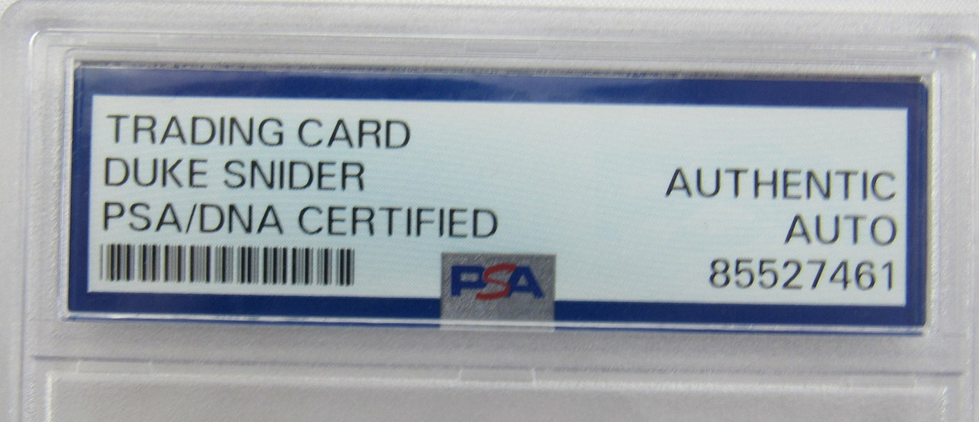 Duke Snider Signed Encapsulated Topps Baseball Card PSA/DNA