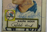 Ralph Houk Signed Encapsulated Topps Baseball Card PSA/DNA
