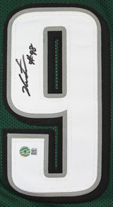 Jalen Carter Authentic Signed Green Pro Style Jersey BAS Witness