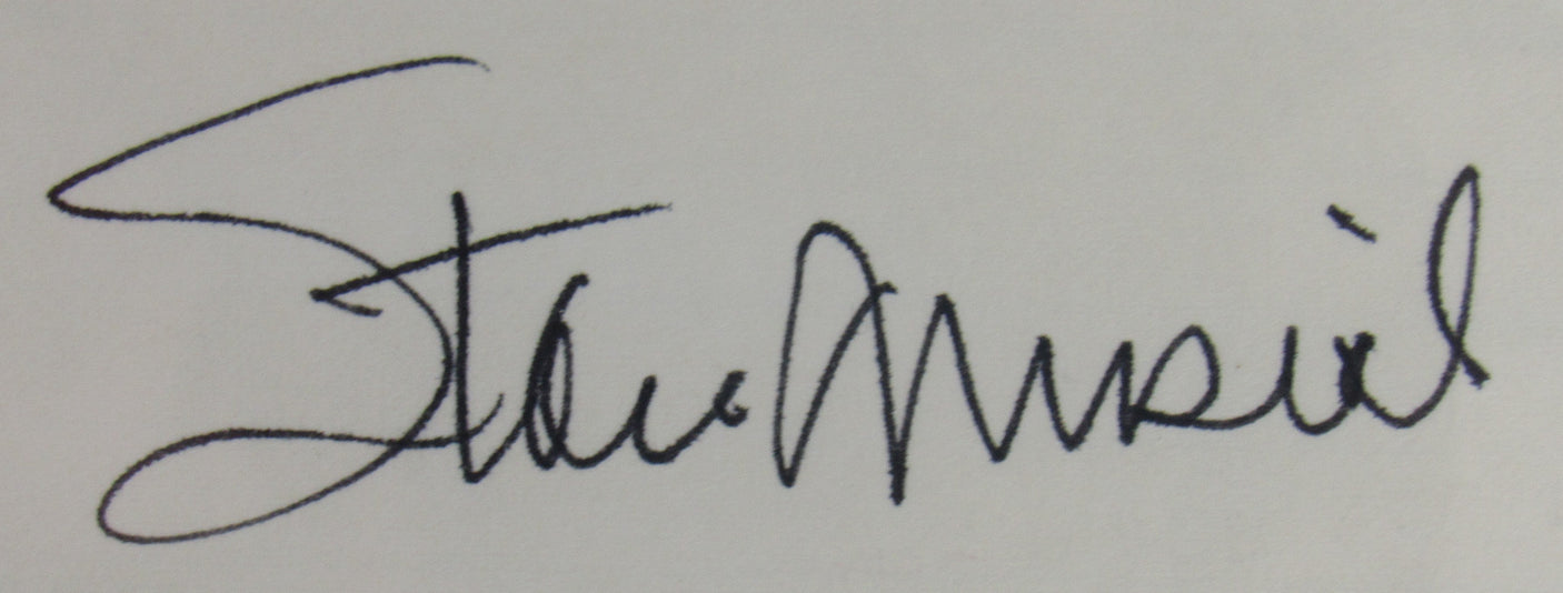 Stan Musial Signed Encapsulated Index Card PSA/DNA II