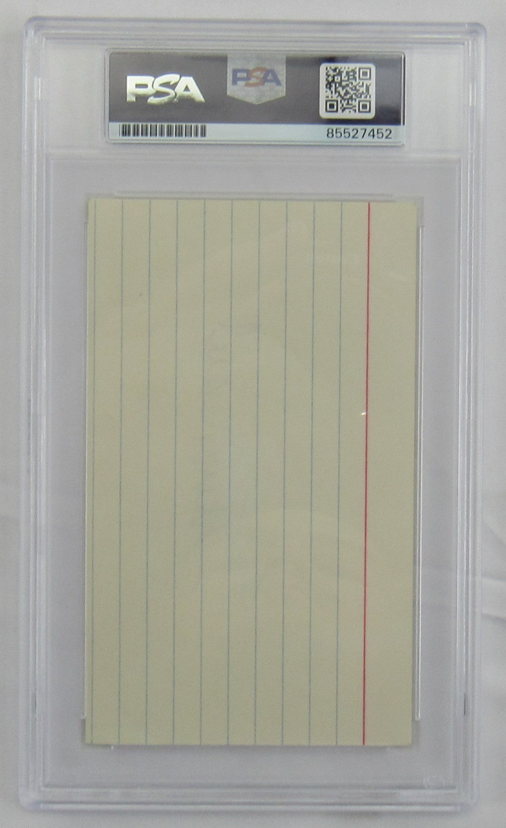 Stan Musial Signed Encapsulated Index Card PSA/DNA II