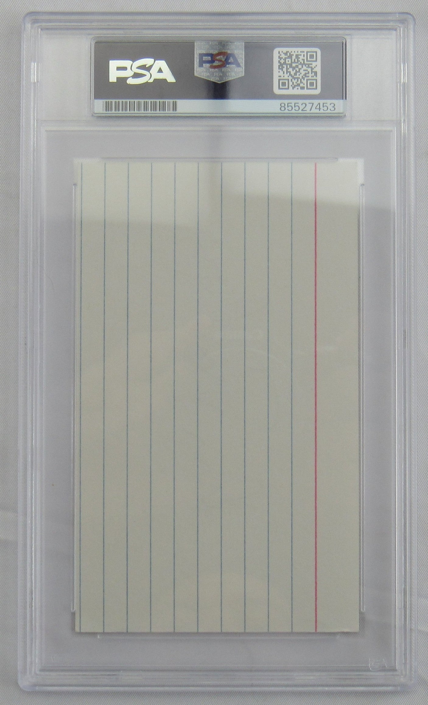 John Roseboro Signed Encapsulated Index Card PSA/DNA