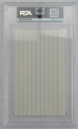 John Roseboro Signed Encapsulated Index Card PSA/DNA