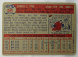 1957 Topps Whitey Ford Signed Auto Baseball Card