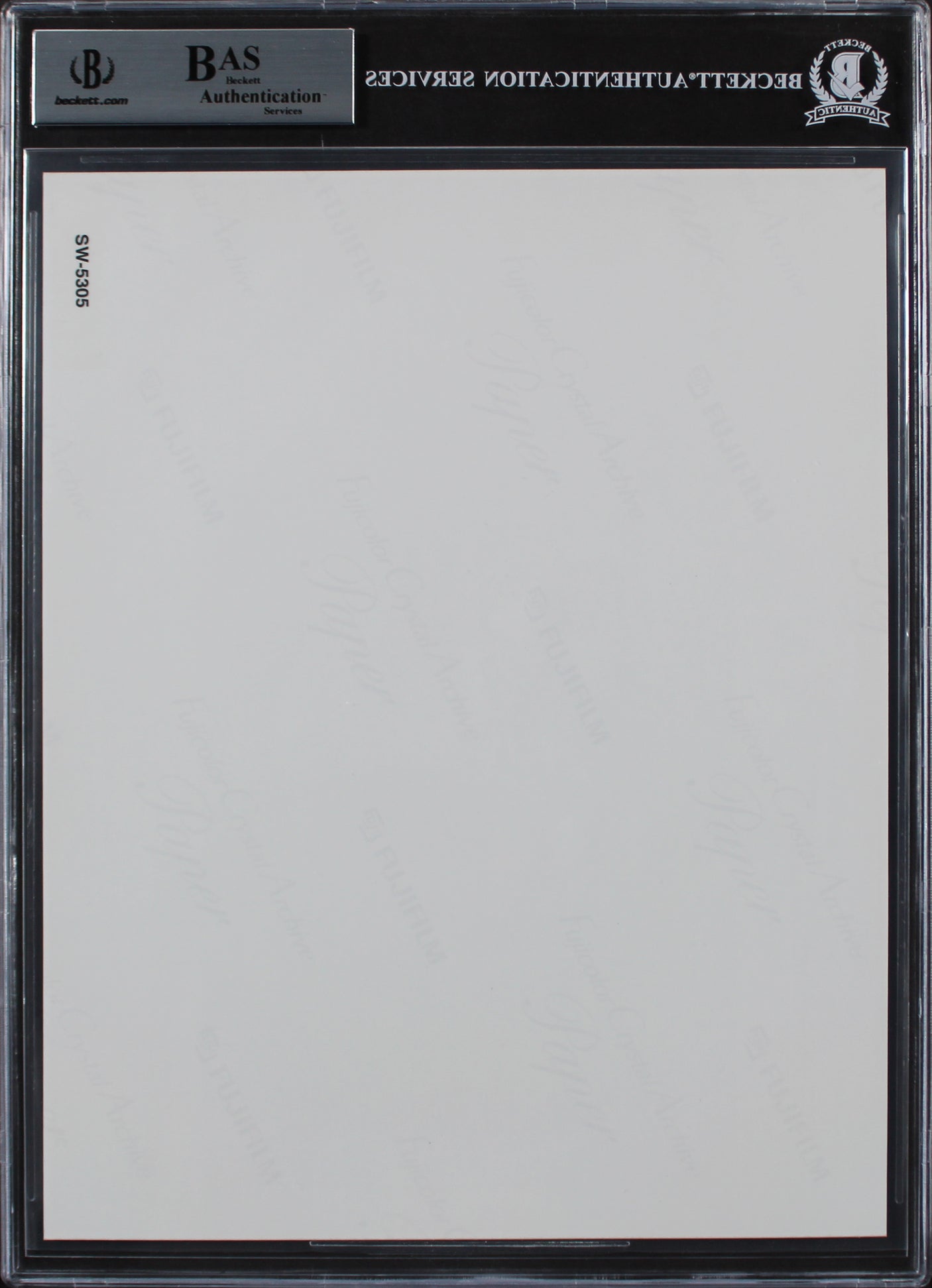 Mark Hamill Star Wars Return of the Jedi Signed 8x10 Photo BAS Slabbed