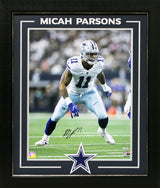 Cowboys Micah Parsons Authentic Signed 16x20 Framed Vertical Photo Fanatics