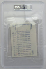 Hank Aaron Signed Encapsulated Print PSA/DNA