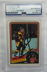 1984 O-Pee-Chee Cam Neely Signed Auto PSA/DNA Encapsulated Hockey Card