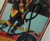 1984 O-Pee-Chee Cam Neely Signed Auto PSA/DNA Encapsulated Hockey Card